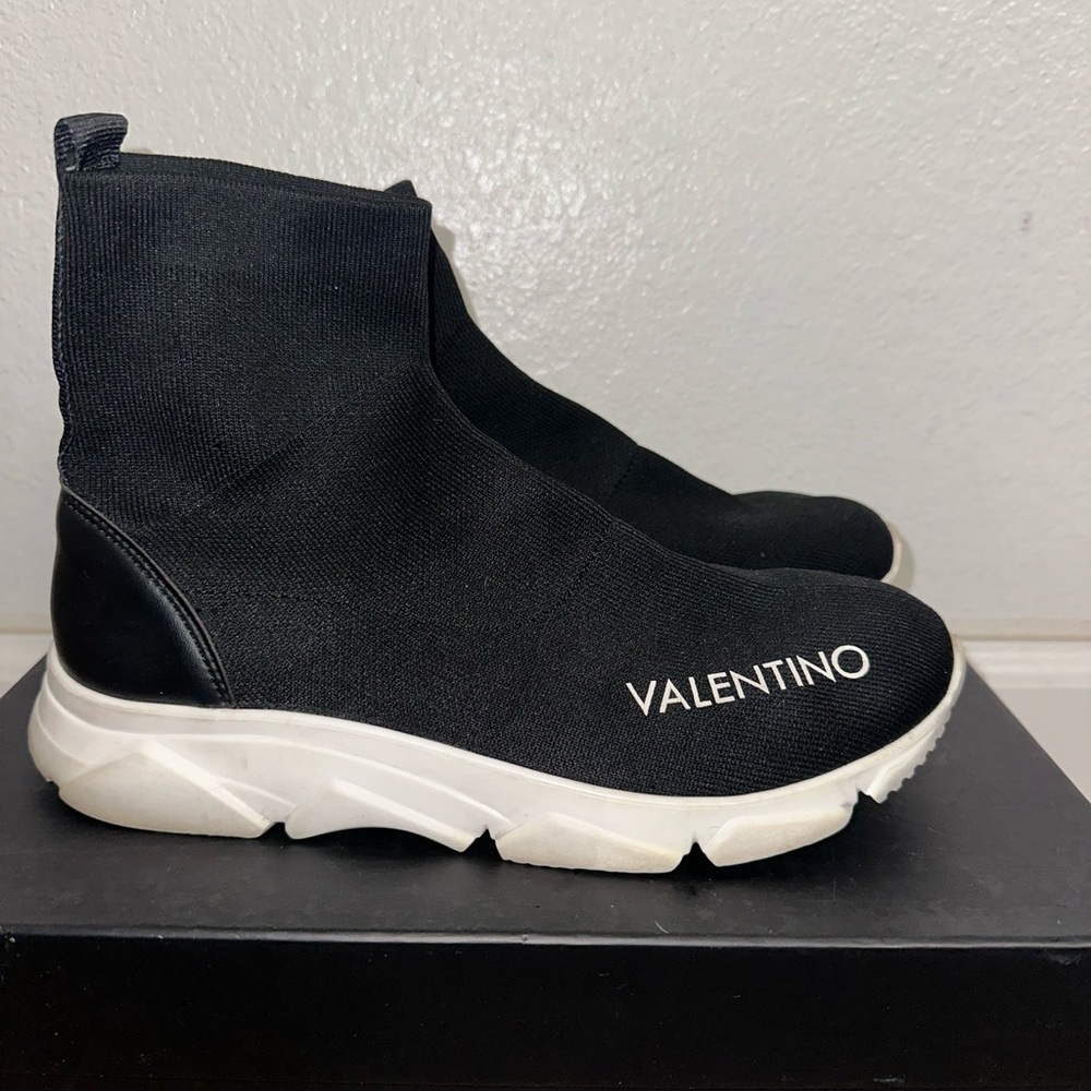 Valentino Melissa black space sock sneaker